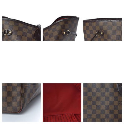Louis+Vuitton+Od%C3%A9on+Tote+MM+Brown+Damier+Ebene+Canvas for