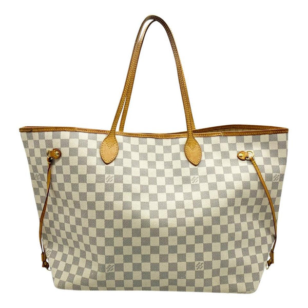 Louis Vuitton Damier Azur Neverfull GM - White Totes, Handbags - LOU795380
