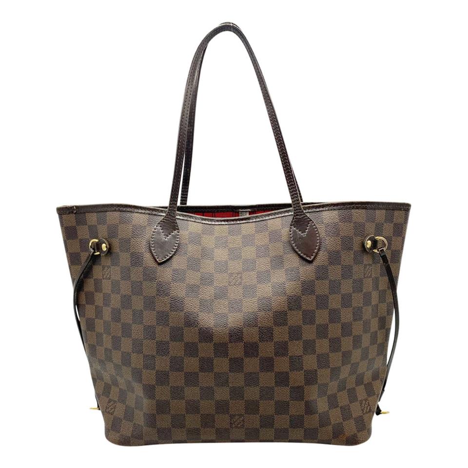 Louis Vuitton Neverfull Mm Brown Damier Ébène Canvas Tote