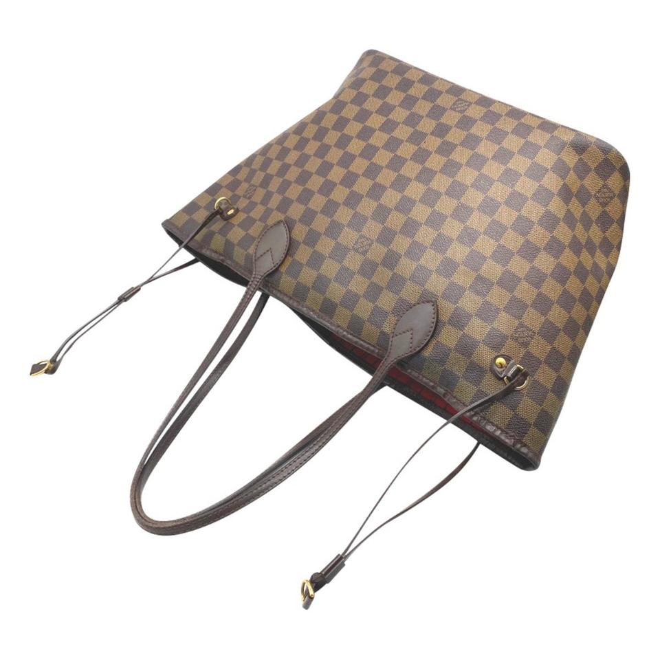 Louis Vuitton Damier Ebene Canvas Neverfull MM Bag Louis Vuitton