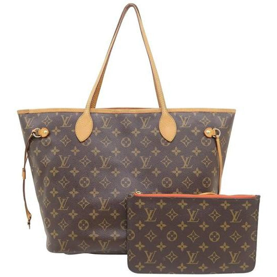 Louis Vuitton Monogram Totem Neo Neverfull MM w/ Pouch - Brown