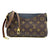 Louis Vuitton Pallas Clutch Black Monogram Canvas Shoulder Bag