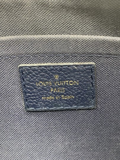 Louis Vuitton Monogram Pallas Clutch Blue Marine 317206