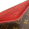 Louis Vuitton Pallas Clutch Cerise Red Monogram Canvas Cross Body Bag