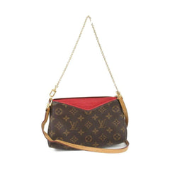 Louis Vuitton Pallas Clutch Black Monogram Canvas Shoulder Bag -  MyDesignerly