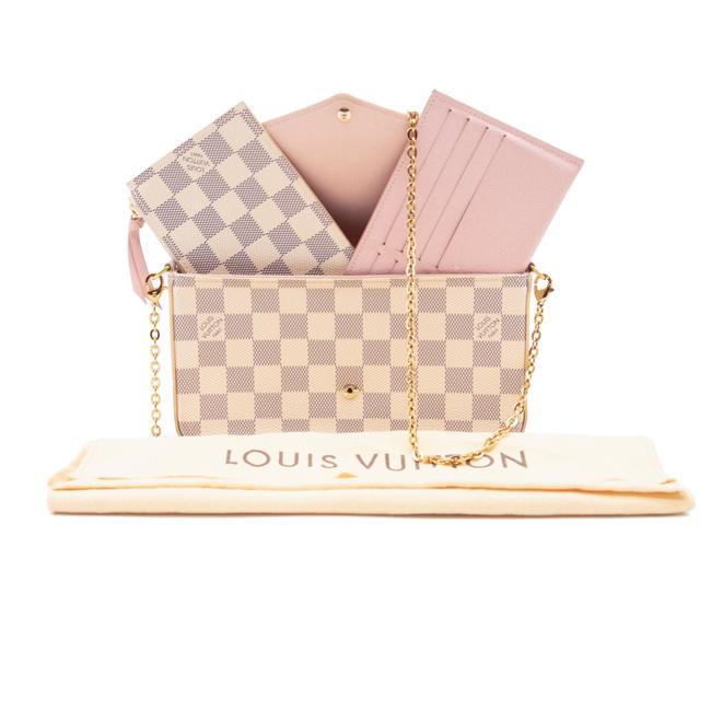 Louis Vuitton Pochette Felicie Rose Ballerine with Inserts White Damie -  MyDesignerly