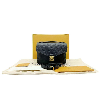 Louis Vuitton, Bags, Louis Vuitton Metis Pochette Black Empreinte Leather  Shoulder Bag Handbag Purse