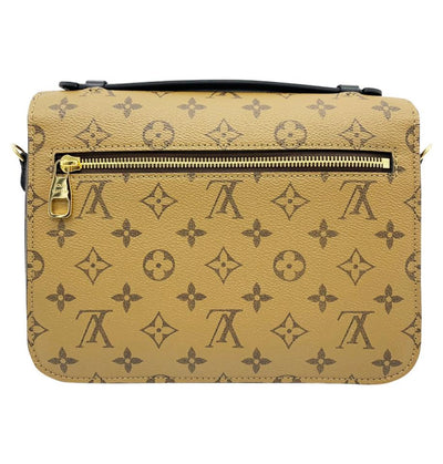 Louis+Vuitton+Pochette+M%C3%A9tis+Shoulder+Bag+Brown+Canvas for