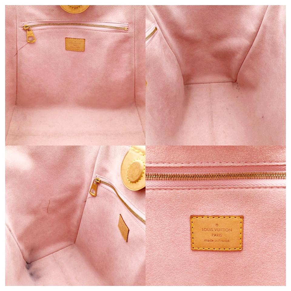 Louis Vuitton Propriano Handbag - Damier Azur with Rose Ballerine Interior