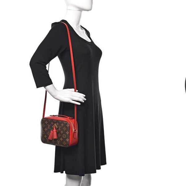 LOUIS VUITTON Saintonge Monogram Black Empreinte Bag, Luxury, Bags