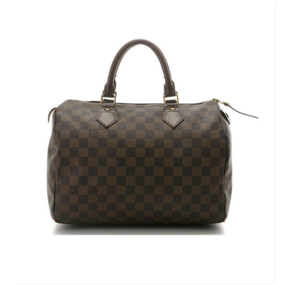 Louis Vuitton Speedy 30 Brown Damier Ébène Canvas Satchel