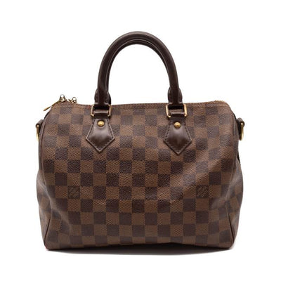 Pre-owned Louis Vuitton Speedy 25 Two-way Bag In Grey