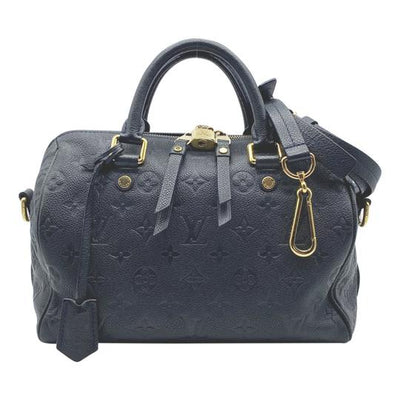 Louis Vuitton Speedy Bandouliere NM Bag Monogram Empreinte Leather 25 Black
