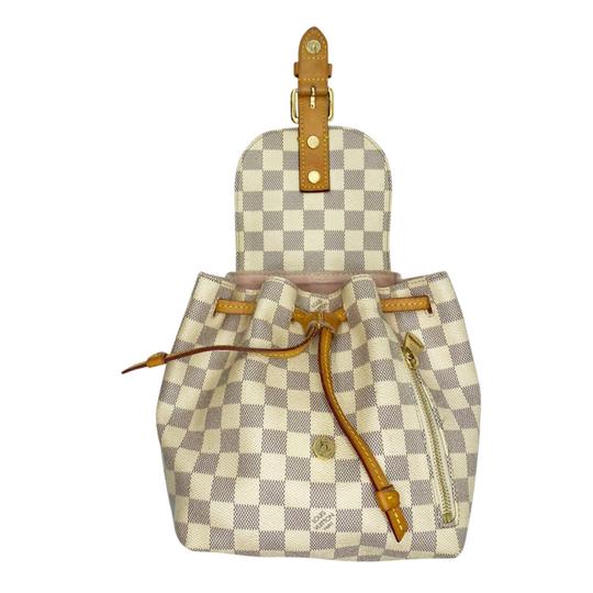 Louis Vuitton Sperone Bb White Damier Azur Canvas Backpack - MyDesignerly