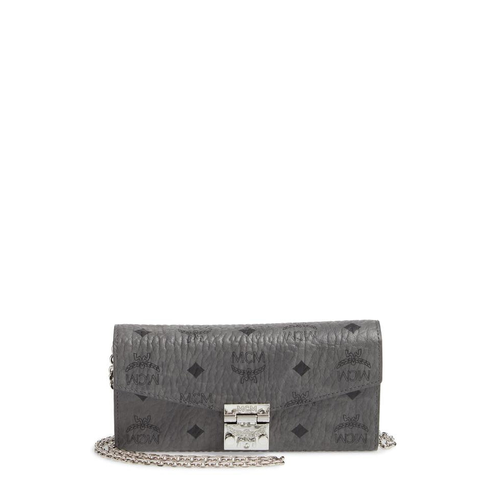Large patricia visetos canvas wallet on a chain sales