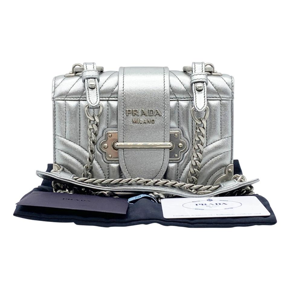 Prada Astrology Micro Cahier Leather Crossbody Bag (SHG-34184