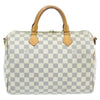 LOUIS VUITTON Damier Azur Speedy Bandouliere 30 Hand Bag N41001