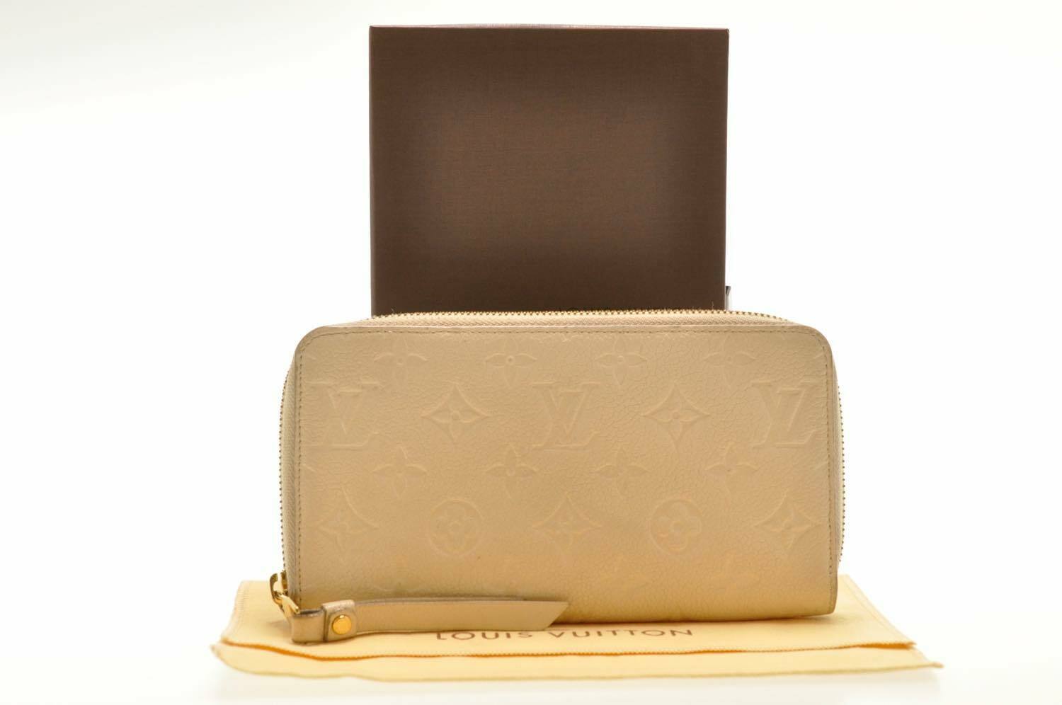 Louis Vuitton Monogram Sarah Empreinte Nm Beige Leather Wallet -  MyDesignerly
