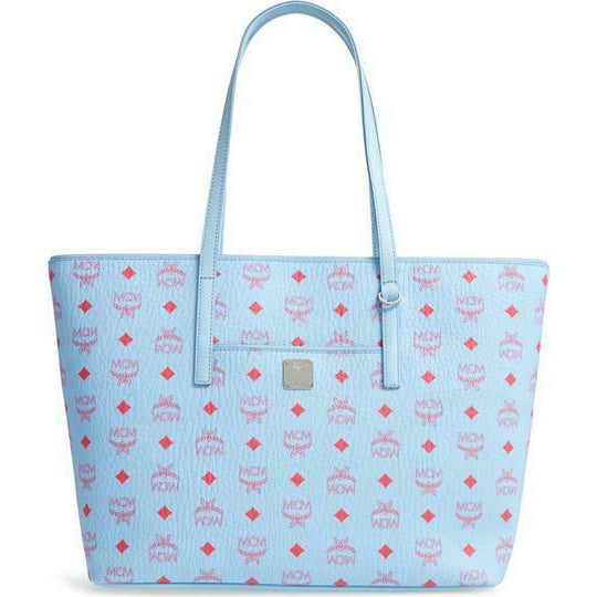 Blue mcm purse hot sale