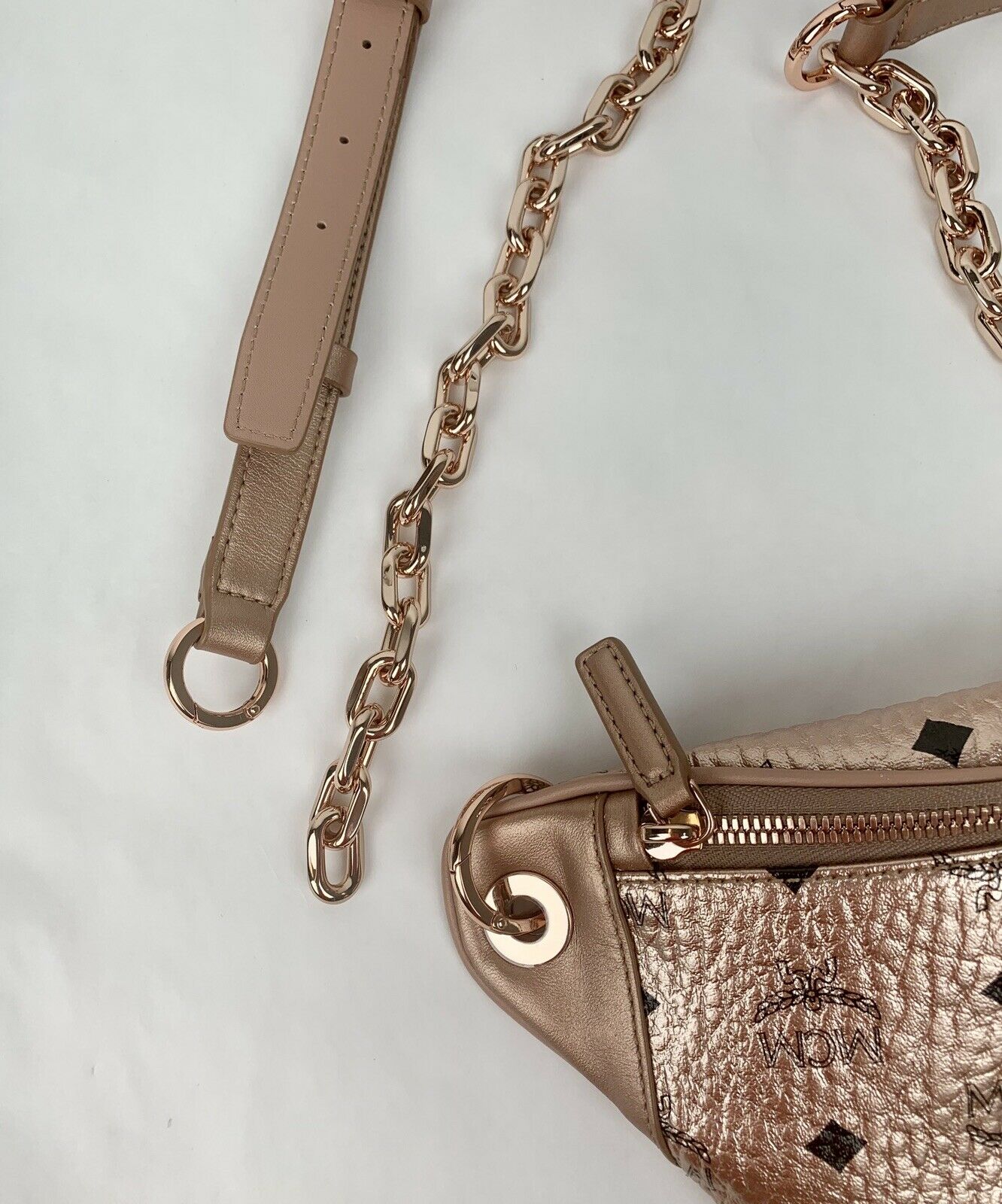 Mcm rose gold hotsell crossbody