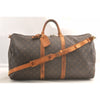 Louis Vuitton Monogram Keepall Bandouliere 55 Boston Bag M41414