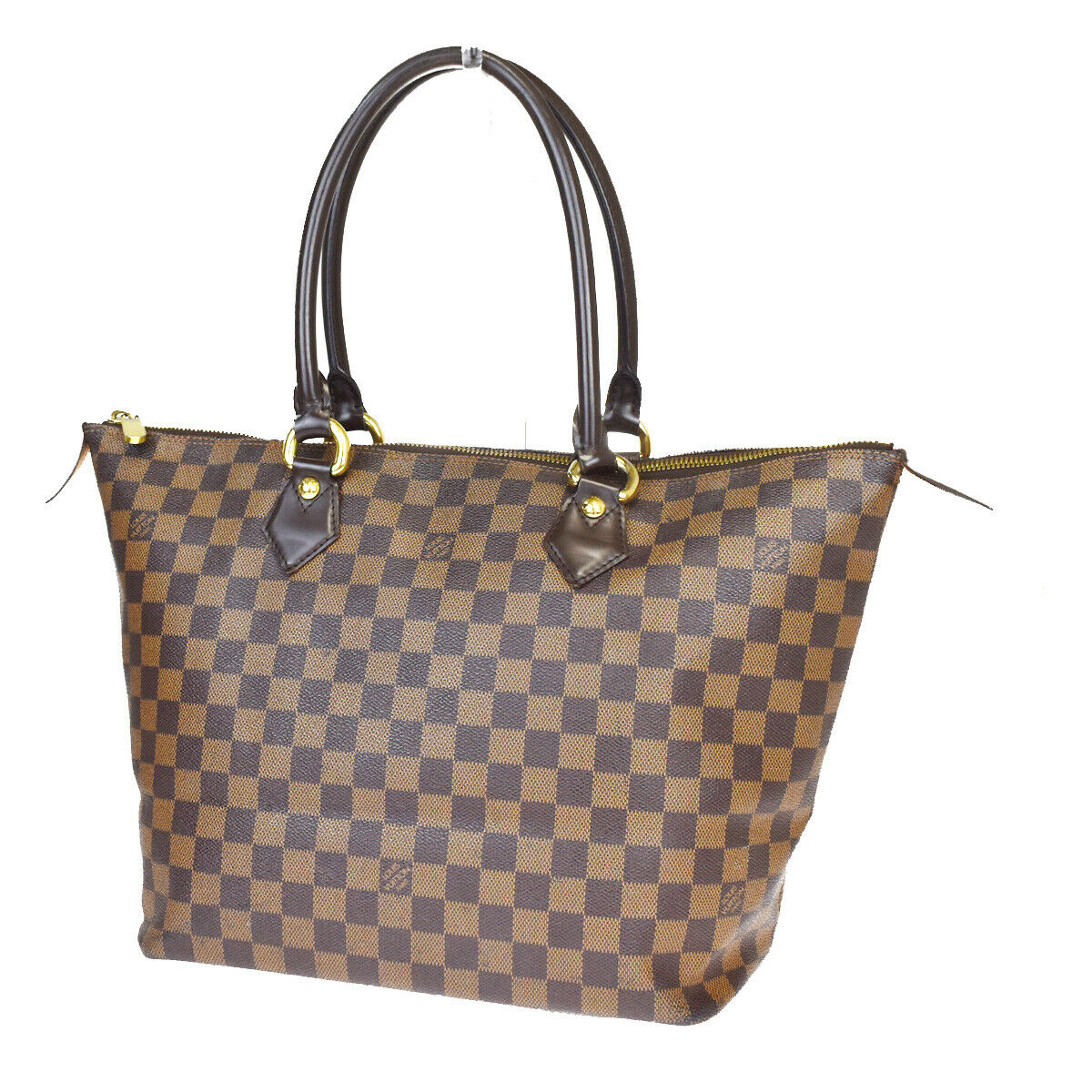 LOUIS VUITTON Saleya MM Shoulder Bag Damier Ebene N51182