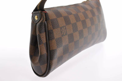 LOUIS VUITTON Damier Ebene Eva Accessories Pouch N55213 LV