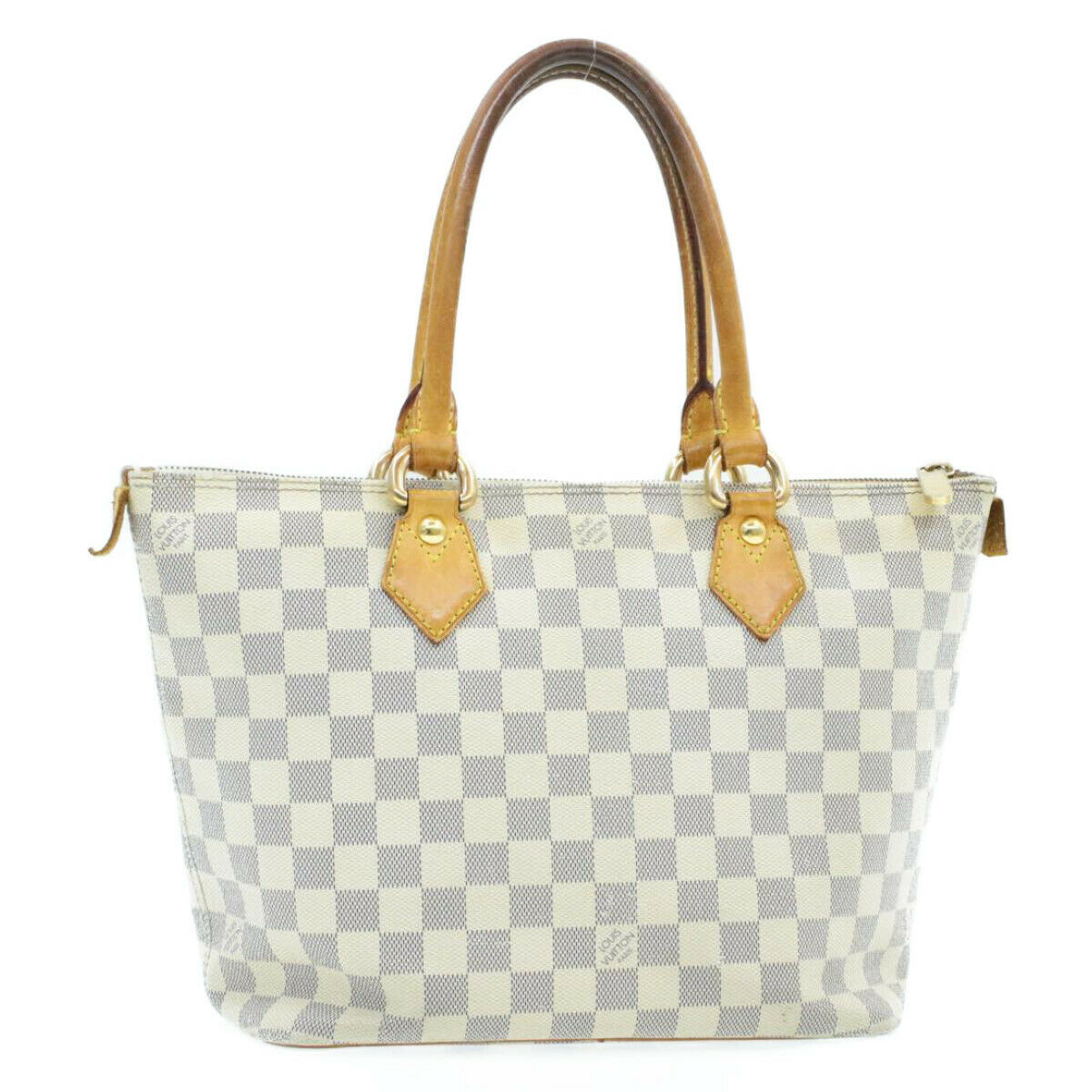 LOUIS VUITTON Damier Azur Saleya PM Hand Bag N51186