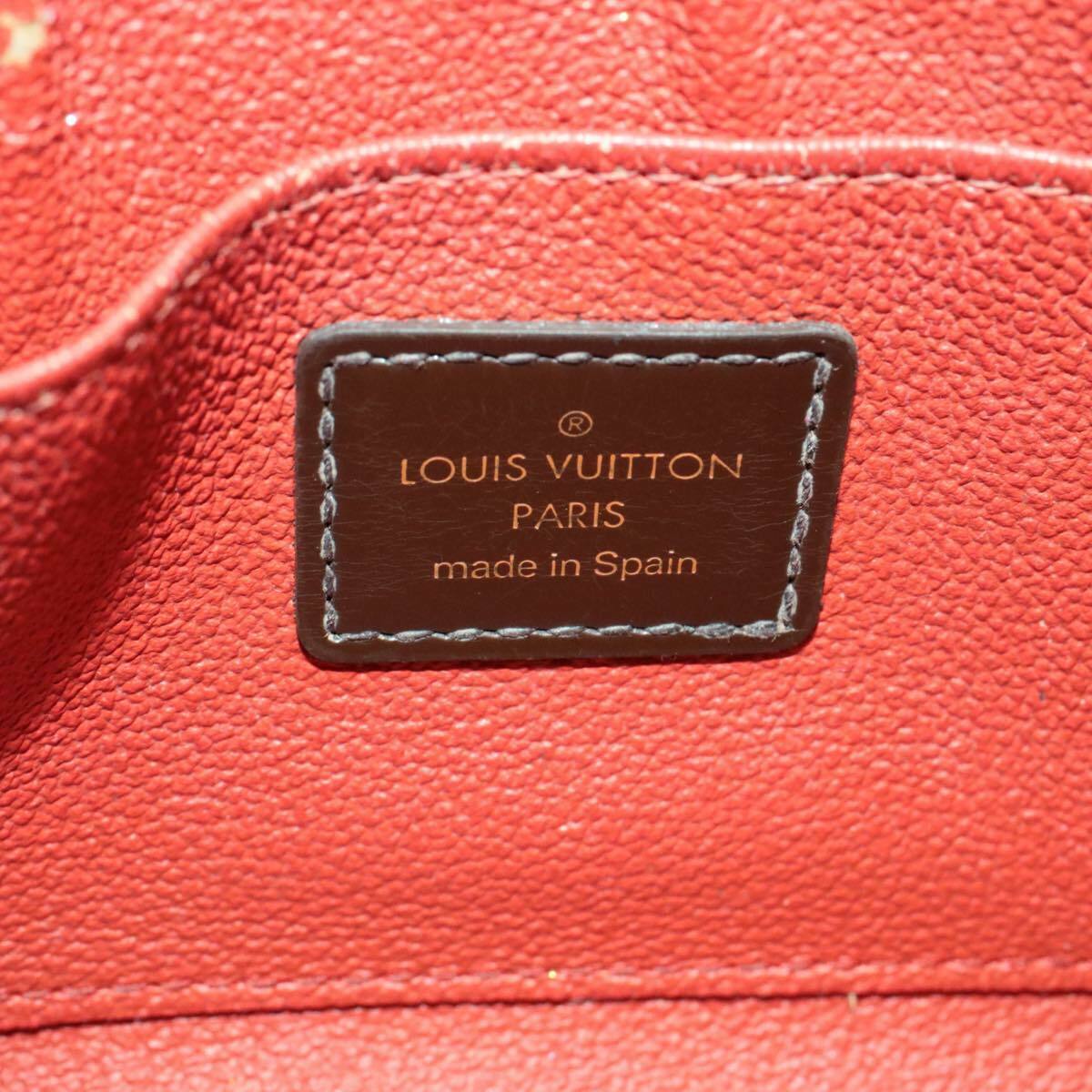 Louis Vuitton Damier Ebene Cosmetic Pouch PM N47516