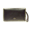 VALENTINO Nappa Rockstud Clutch Black