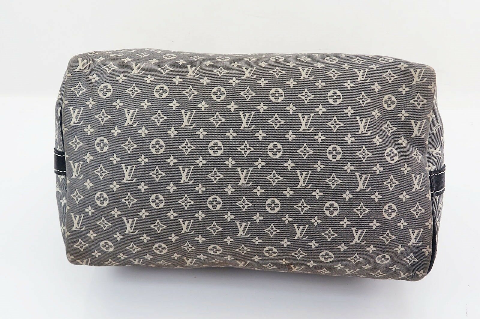 Speedy 30 LOUIS VUITTON monogram Idylle, grey fabric For Sale at