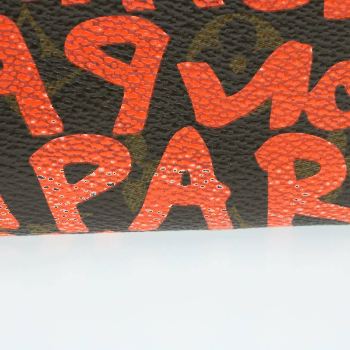 LOUIS VUITTON Monogram Graffiti Zippy Wallet Orange M93711 - MyDesignerly