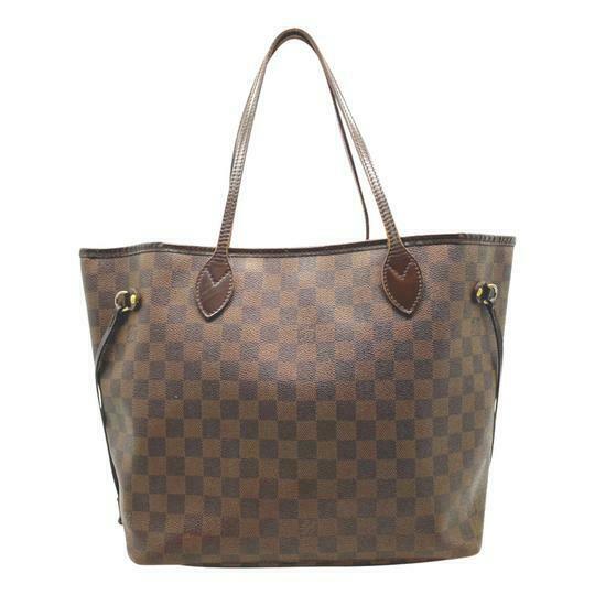 Louis Vuitton Neverfull Mm Brown Damier Ébène Canvas Tote