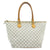 LOUIS VUITTON Damier Azur Saleya MM Shoulder Tote Bag N51185