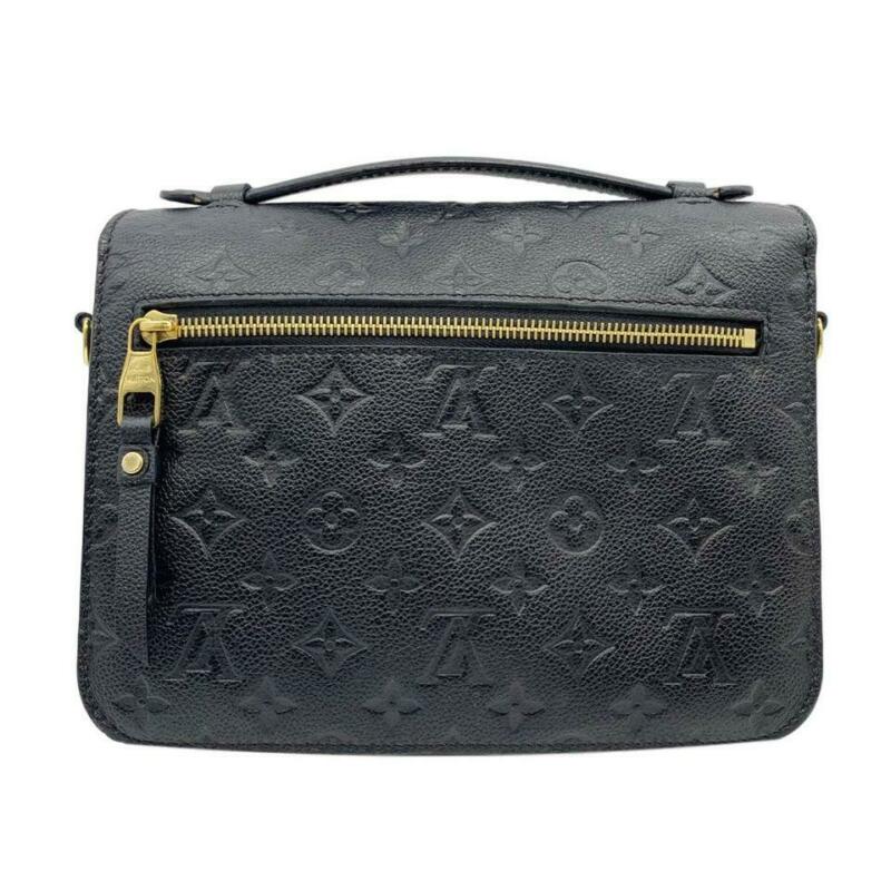 Louis Vuitton Surène Shoulder Bag MM Black Leather Monogram