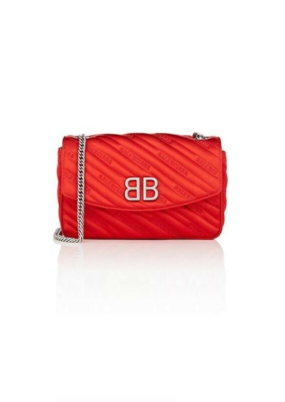 Balenciaga - BB Round in velvet shoulder bag Red Cloth ref.1015835 - Joli  Closet