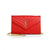 Saint Laurent Chain Wallet Medium Monogram New Red Leather Cross Body Bag