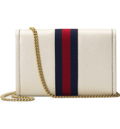 Gucci Shoulder Mini Rajah White Leather Cross Body Bag