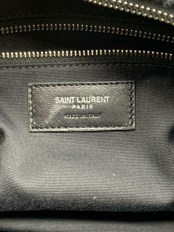 SAINT LAURENT PARIS Loulou Bowling Chain Shoulder Bag Leather