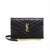 Saint Laurent Chain Wallet Small Black Leather Cross Body Bag