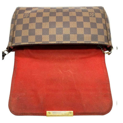 Louis Vuitton Favorite Mm Brown Damier Ébène Canvas Cross Body Bag