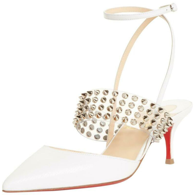 Christian Louboutin White Levita Pumps