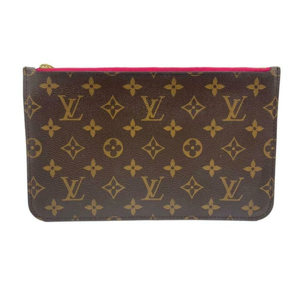 Louis Vuitton Neverfull Pochette Mm Gm Pivoine Pink Brown Monogram