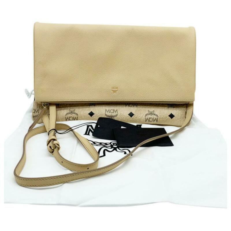 Corina leather & visetos canvas foldover crossbody bag store