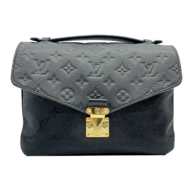 Louis Vuitton Very Messenger Metis Bag Black With Gold Hardware Full Set