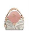 Louis Vuitton Graceful Pm Rose Ballerine White Damier Azur Canvas Hobo Bag