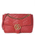 Gucci GG Marmont Large Hibiscus Red Leather Shoulder Bag