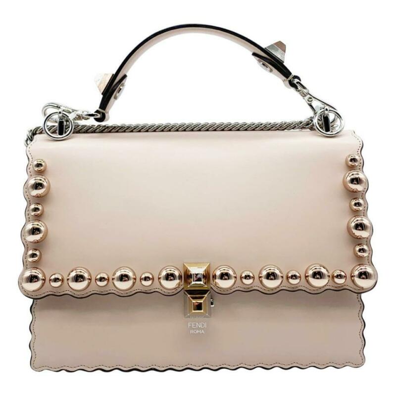 Pu Leather Plain Fendi Handbags