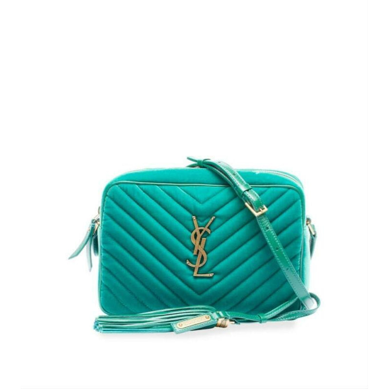 Green velvet ysl online bag