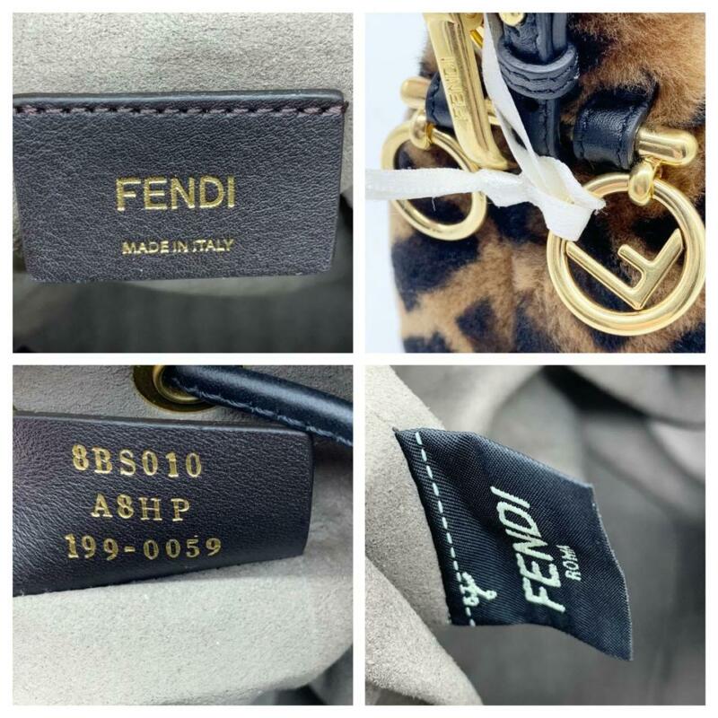 Fendi Mon Tresor Mini Ff Canvas & Leather Bucket Bag - ShopStyle